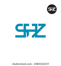 SHZ Logo Letter Monogram Design