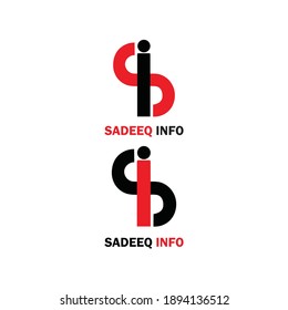 marca de letra SI o IS monograma símbolo de lujo icono vectorial plantilla de logotipo