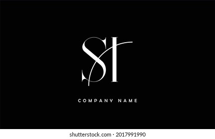 SI, IS Alphabets Letters Logo Monogram