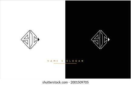 SI,IS Abstrakte Buchstaben Logo MONOGRAN