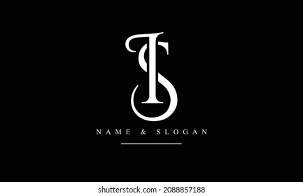 SI, IS, S, I abstract letters logo monogram