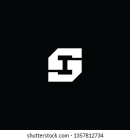 SI Letter Logo Template Vector