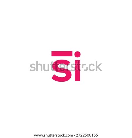 SI line design icon illusion vector technology