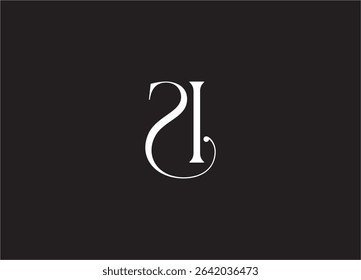 SI Logo Design Creative and Modern Logo Design