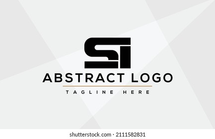 SI Logo Design Template Vector Graphic Branding Element.