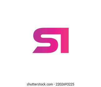 SI logo design vector template