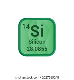 Si silicon chemical element periodic table