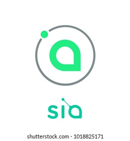 Sia Coin Cryptocurrency Sign