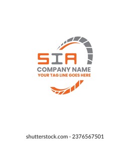 SIA letter logo vector design, SIA simple and modern logo. SIA luxurious alphabet design  