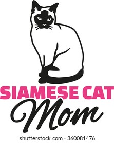 Siamese cat mother