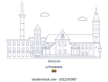 Siauliai Linear City Skyline, Lithuania