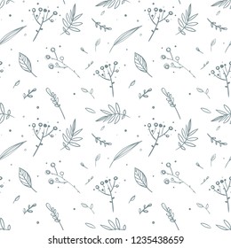 Siberian herbal pattern