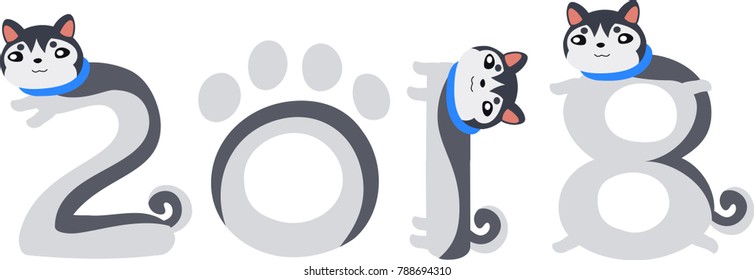 Siberian Husky 2018 characters
