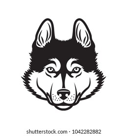 Siberian Husky Dog - Isolated Vector Illustration