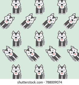 The Siberian Husky dog Vector
