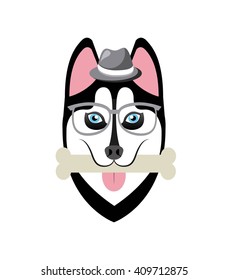siberian wolf design 