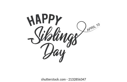 Siblings Day. Siblings love template for banner, card, poster, background.
