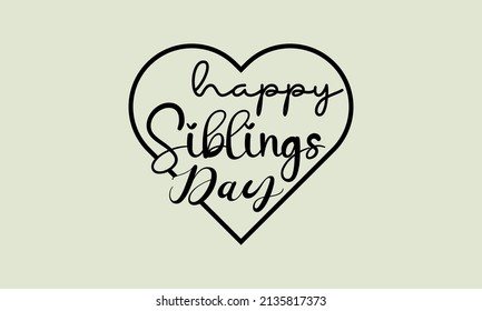 Siblings Day. Siblings love template for banner, card, poster, background.