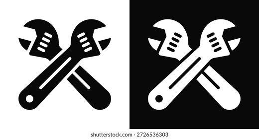 Icono de hermanos estilo de fondo blanco y negro