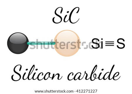 SiC silicon carbide molecule