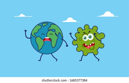 Similar Images Stock Photos Vectors Of Unhappy Tired Ill Planet Earth Character Global Warming Concept Vector Flat Cartoon Illustration 725690830 Shutterstock