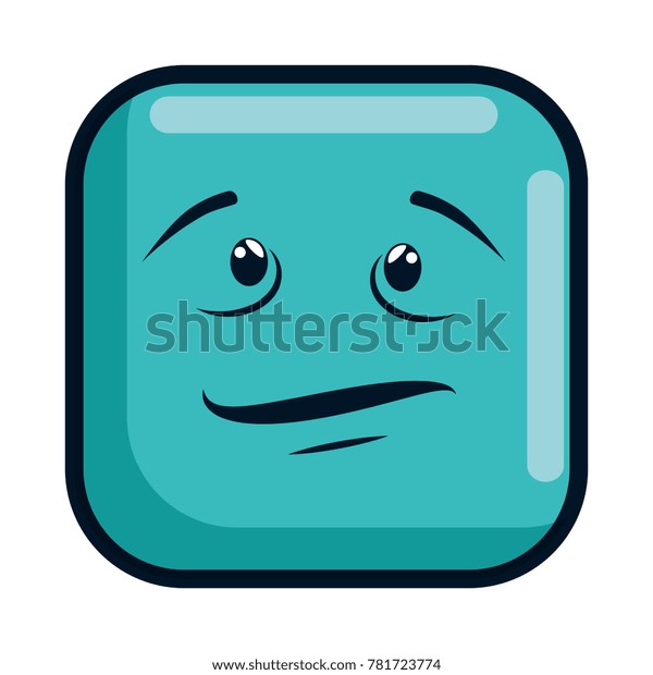 Sick Face Emoji Character Stock Vector (Royalty Free) 781723774 ...