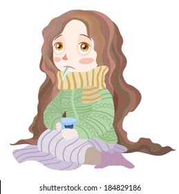 Sick girl