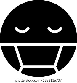 sick glyph icon illustration vector