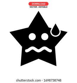 sick icon or logo isolated sign symbol vector illustration - high quality black style vector icons
