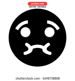 sick icon or logo isolated sign symbol vector illustration - high quality black style vector icons
