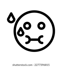 sick icon or logo isolated sign symbol vector illustration - high quality black style vector icons
