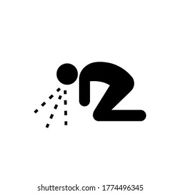 Sick ill Flu Cold Sneeze Patient Icon