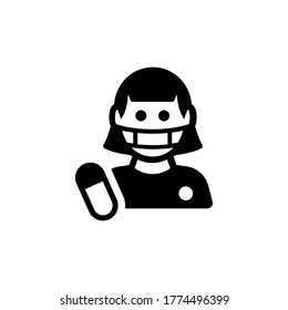 Sick ill Flu Cold Sneeze Patient Icon