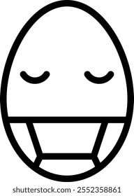 sick line icon illustration vector