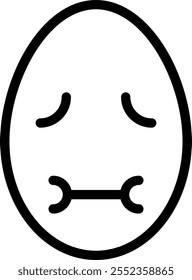 sick line icon illustration vector