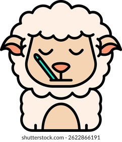 Design de ícone de vetor Sick Line