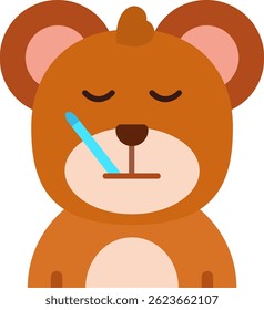 Sick Line vector Icon Design