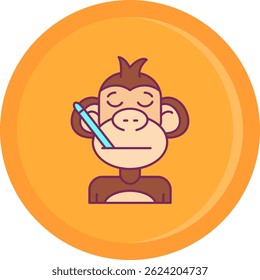 Sick Line vector Icon Design