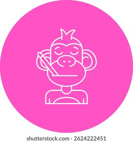 Sick Line vector Icon Design