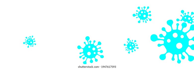 Sick Neon Test Vibrant Virus Blue Medicine Illustration. Healthcare Bright Quarantine Covid-19 Backdrop. Coronavirus White Epidemic Turquoise Pandemic Science Vivid Danger Sign Vector.