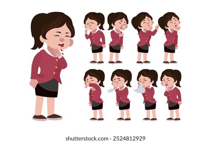 Doentes com sintomas diferentes