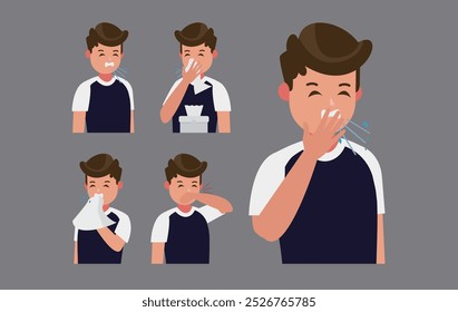 Doentes com sintomas diferentes