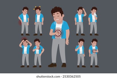 Doentes com sintomas diferentes