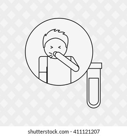 sick person design 
