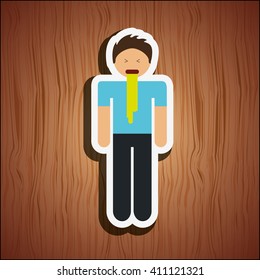 sick person design 
