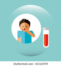 sick person design 