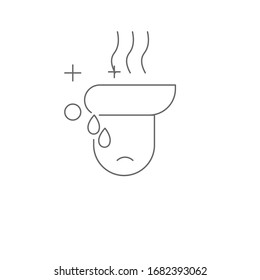 the sick template design template is simple