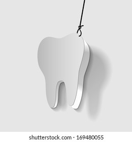 Sick tooth pulling off