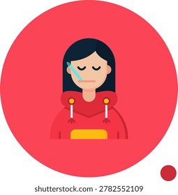 Sick vector Icon Design Illustration