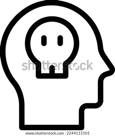 sick Vector illustration on a transparent background. Premium quality symmbols. Thin line vector icons for concept and graphic design. 
